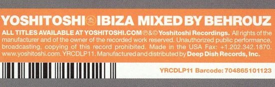 Behrouz - Yoshitoshi Ibiza (CD, Comp, Mixed) - Image 4