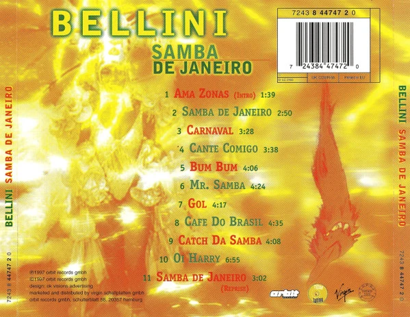 Bellini - Samba De Janeiro (CD, Album) - Image 4