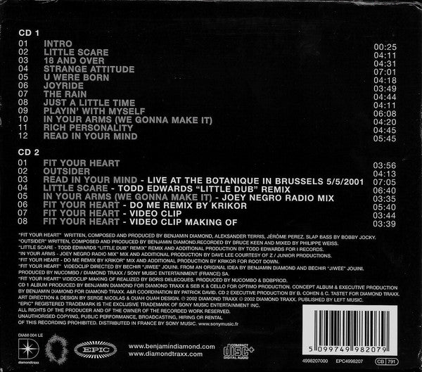 Benjamin Diamond - Strange Attitude (CD, Album + CD, Comp, Enh + Ltd) - Image 3