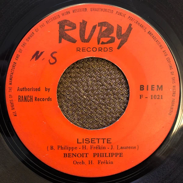 Benoit Philippe - Lisette / C'Est Doux L'Amour (7", Single)