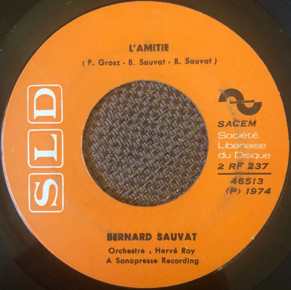 Bernard Sauvat - C’est Un Petit Coin D’amour / L'Amitié (7") - Image 2