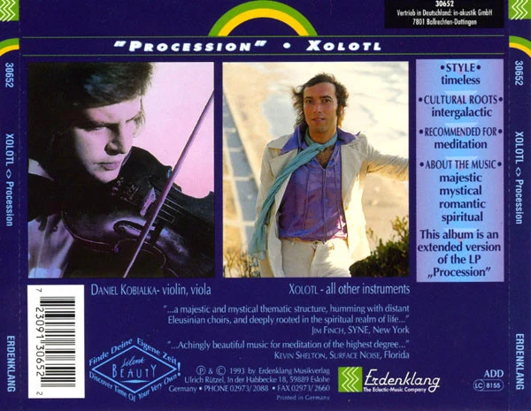 Bernard Xolotl With Daniel Kobialka - Procession (CD, Album, RE) - Image 2
