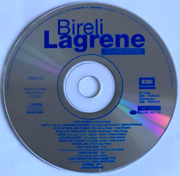Bireli Lagrene*, André Ceccarelli, Niels-Henning Orsted Pedersen* - Standards (CD, Album) - Image 3