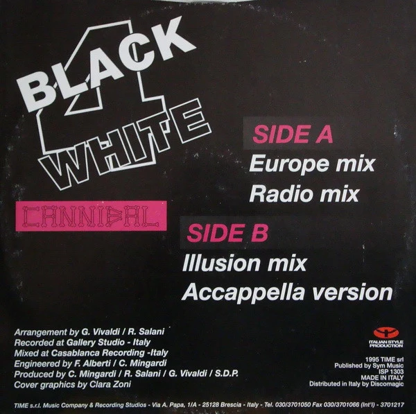 Black 4 White - Cannibal (12") - Image 2