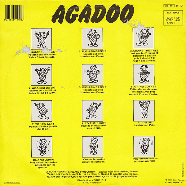 Black Lace - Agadoo (12") - Image 2