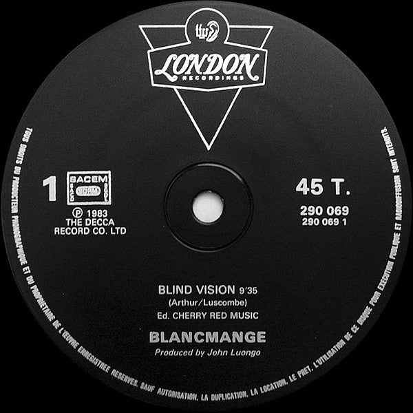 Blancmange - Blind Vision (12", Maxi) - Image 3