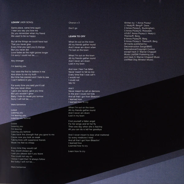 Bleachin' - Everyone Loves You, Everything's Free (CD, Album) - Image 4