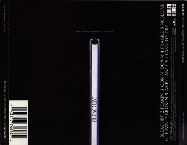 Bleachin' - Everyone Loves You, Everything's Free (CD, Album) - Image 5
