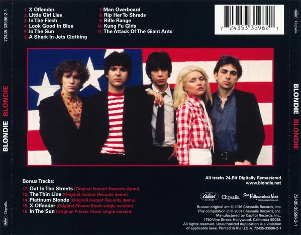 Blondie - Blondie (CD, Album, RE, RM) - Image 2