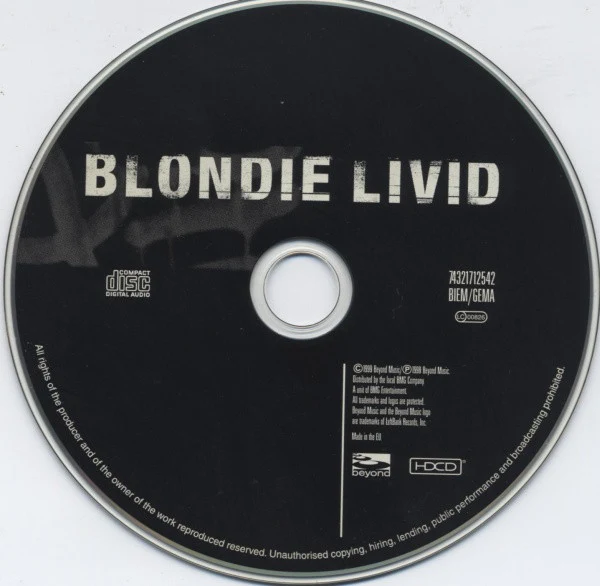 Blondie - Livid (HDCD, Album) - Image 4