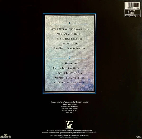Blue System - Obsession (LP, Album) - Image 2