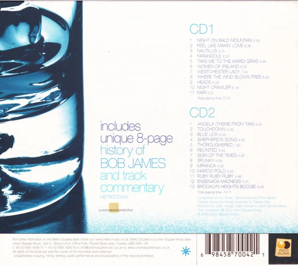 Bob James - The Essential Collection 24 Smooth Jazz Classics (2xCD, Comp) - Image 2