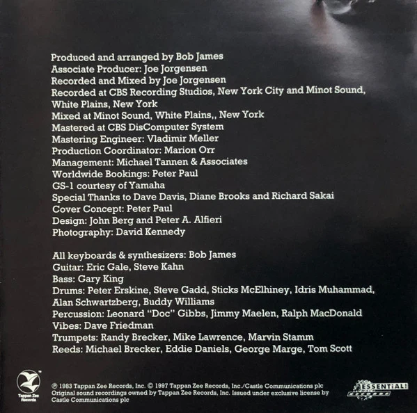 Bob James - The Genie: Themes & Variations From The TV Series "Taxi" (CD, Album, RE) - Image 5