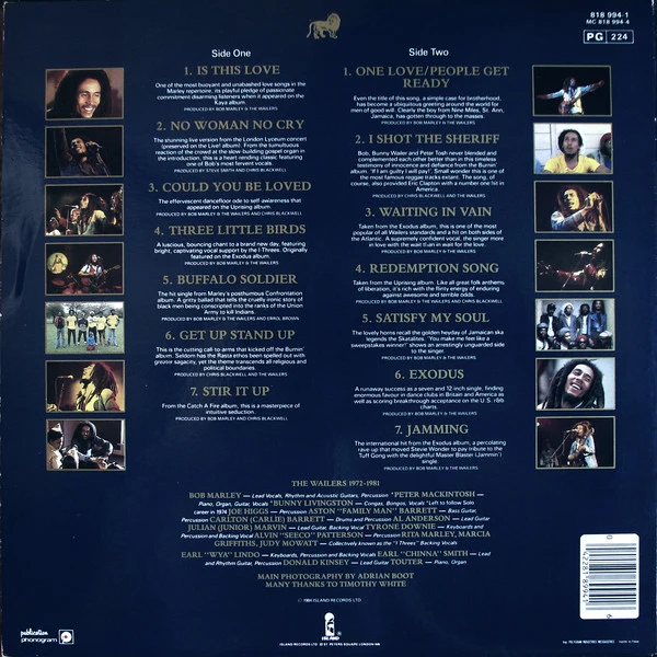 Bob Marley & The Wailers - Legend - The Best Of Bob Marley And The Wailers (LP, Comp, Gat) - Image 3
