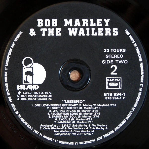 Bob Marley & The Wailers - Legend - The Best Of Bob Marley And The Wailers (LP, Comp, Gat) - Image 5