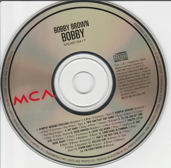 Bobby Brown - Bobby (CD, Album) - Image 2