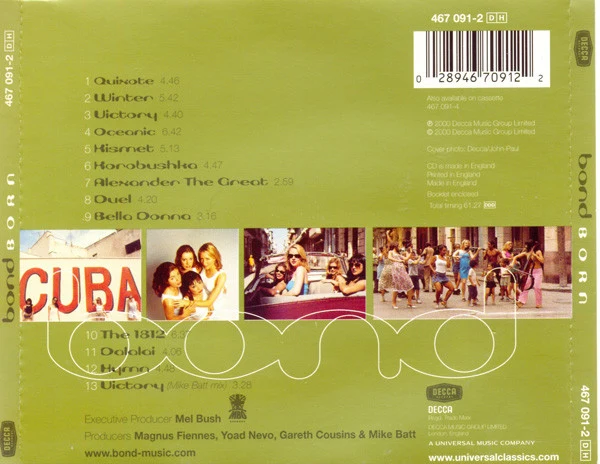 Bond  - Born (CD, Album) - Image 2