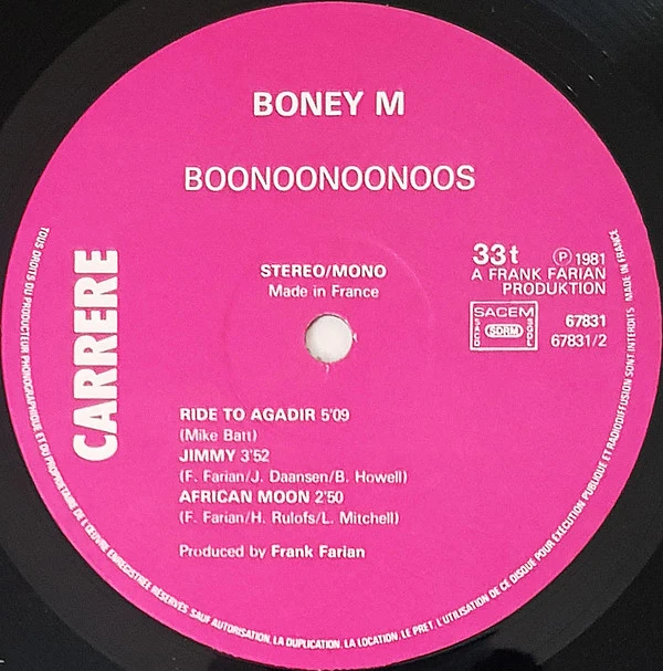 Boney M. - Boonoonoonoos (2xLP, Album, Ltd) - Image 4