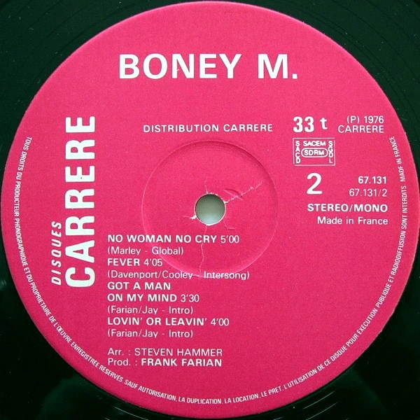 Boney M. - Daddy Cool (LP, Album) - Image 4