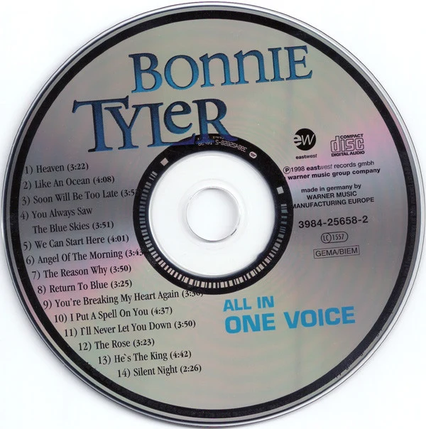 Bonnie Tyler - All In One Voice (CD, Album) - Image 3