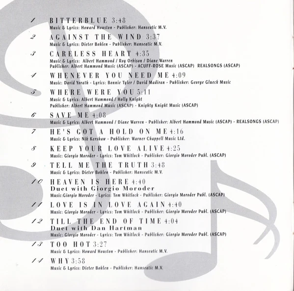 Bonnie Tyler - Bitterblue (CD, Album) - Image 5