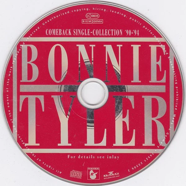 Bonnie Tyler - Comeback Single-Collection '90-'94 (CD, Comp) - Image 3