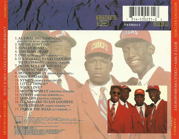 Boyz II Men - Cooleyhighharmony (CD, Album, RE) - Image 3