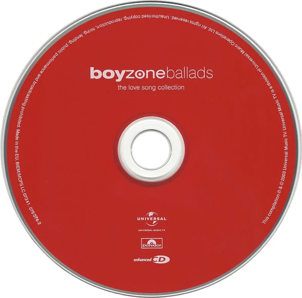 Boyzone - Ballads - The Love Song Collection (CD, Comp, Enh, S/Edition) - Image 5