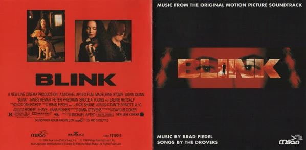 Brad Fiedel, The Drovers - Blink: Music From The Original Motion Picture Soundtrack (CD, Album) - Image 5