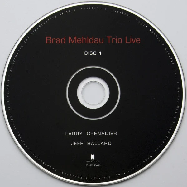 Brad Mehldau Trio - Live (2xCD, Album) - Image 4
