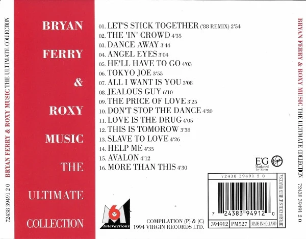 Bryan Ferry & Roxy Music - The Ultimate Collection (CD, Comp) - Image 2