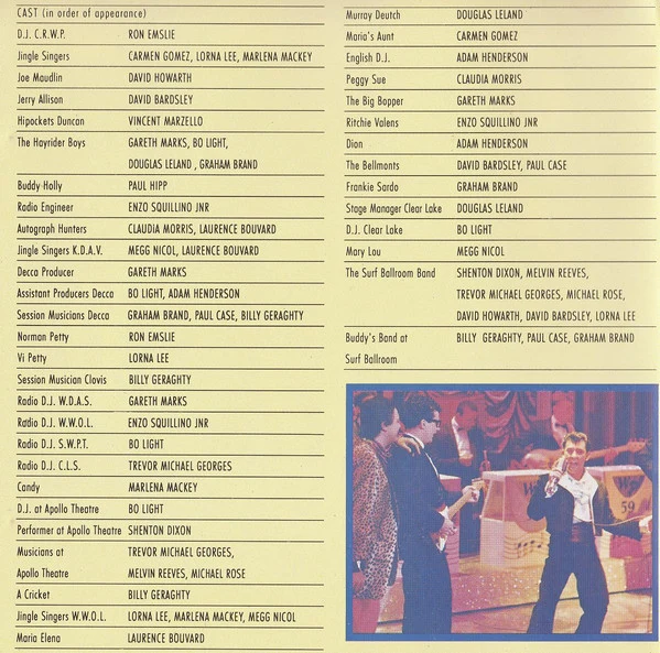 "Buddy" Original London Cast - Buddy: The Buddy Holly Story (Original London Cast Recording) (CD, Album) - Image 4