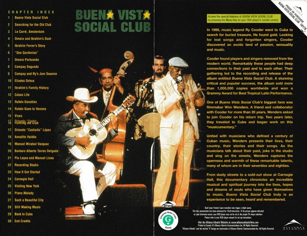 Buena Vista Social Club - Buena Vista Social Club (DVD-V, NTSC) - Image 4