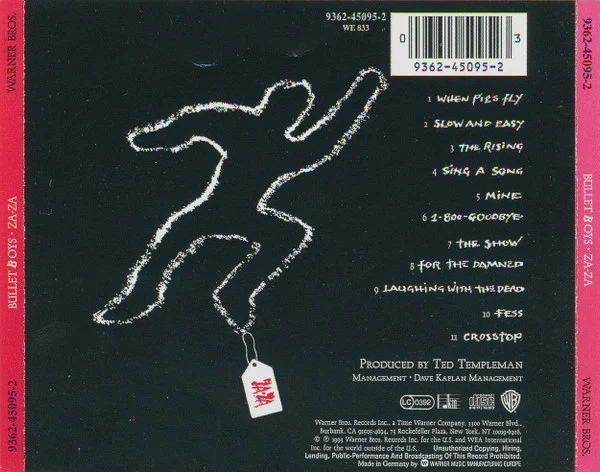 BulletBoys - Za-Za (CD, Album) - Image 2