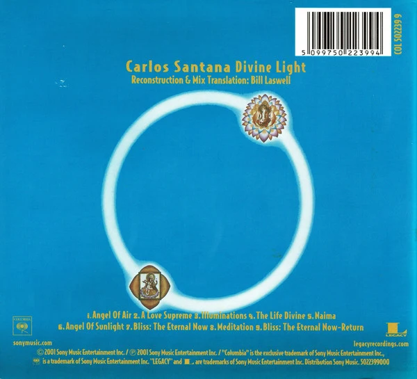 Carlos Santana - Divine Light (CD, Album, Dig) - Image 2