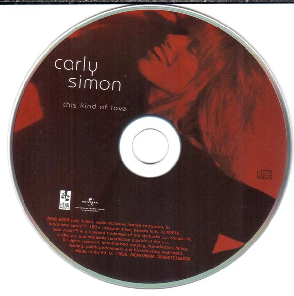 Carly Simon - This Kind Of Love (CD, Album) - Image 4