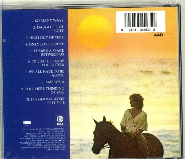 Carole King - Thoroughbred (CD, Album, RE) - Image 2
