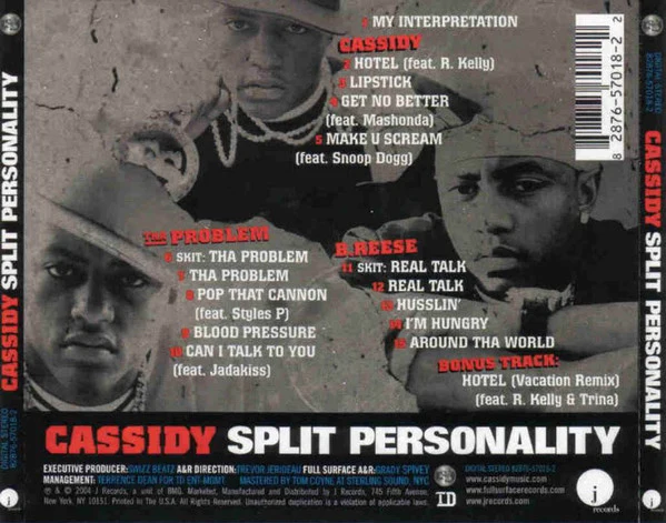 Cassidy - Split Personality (CD, Album) - Image 2