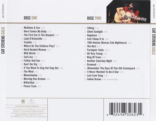 Cat Stevens - Gold (2xCD, Comp, RM) - Image 2