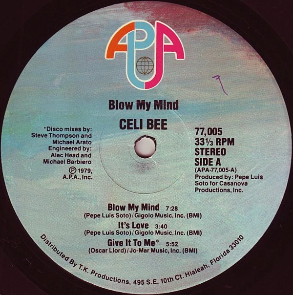 Celi Bee - Blow My Mind (LP, Album) - Image 3