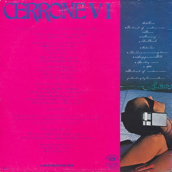 Cerrone - Cerrone VI (LP, Album) - Image 2