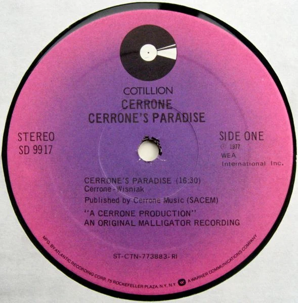 Cerrone - Cerrone's Paradise (LP, Album, Ric) - Image 3