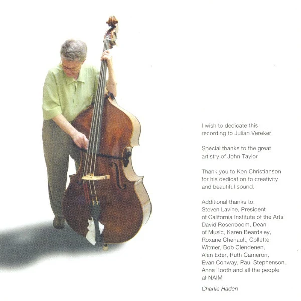 Charlie Haden & John Taylor (2) - Nightfall (CD, Album) - Image 5