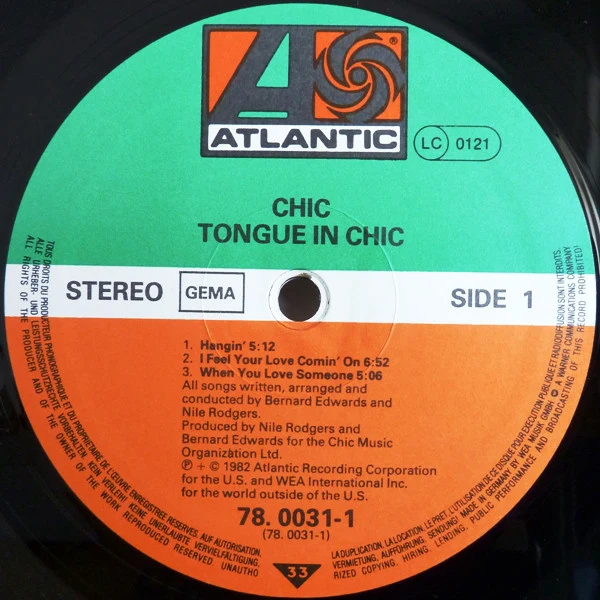 Chic - Tongue In Chic (LP, Album) - Image 3