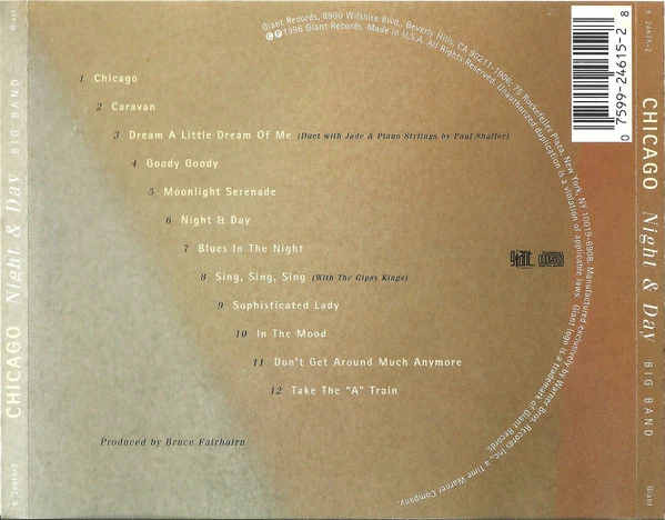 Chicago (2) - Night & Day (Big Band) (CD, Album) - Image 2
