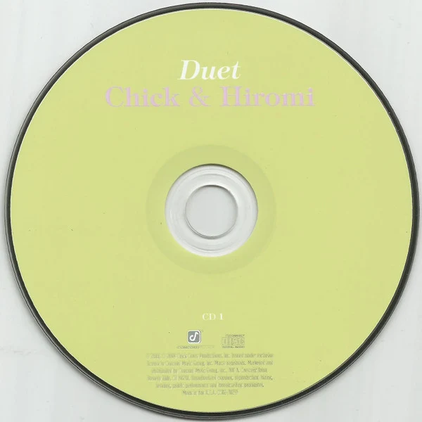 Chick* & Hiromi* - Duet (2xCD, Album) - Image 3