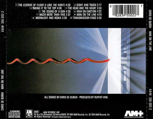 Chris de Burgh - Man On The Line (CD, Album) - Image 2