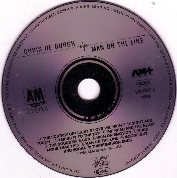 Chris de Burgh - Man On The Line (CD, Album) - Image 3