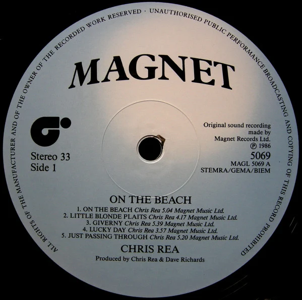 Chris Rea - On The Beach (LP, Album) - Image 3