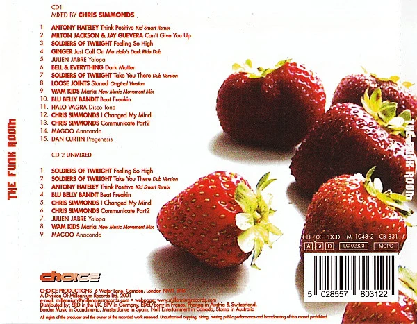 Chris Simmonds - The Funk Room (CD, Mixed + CD, Comp) - Image 2